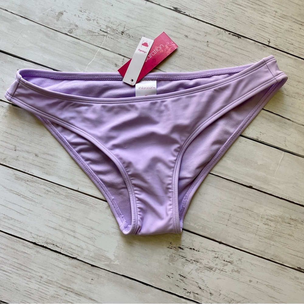 Xhilaration Women’s / Jr’s Lavender Good Coverage Bikini Bottom Sz M (4-6) NWT